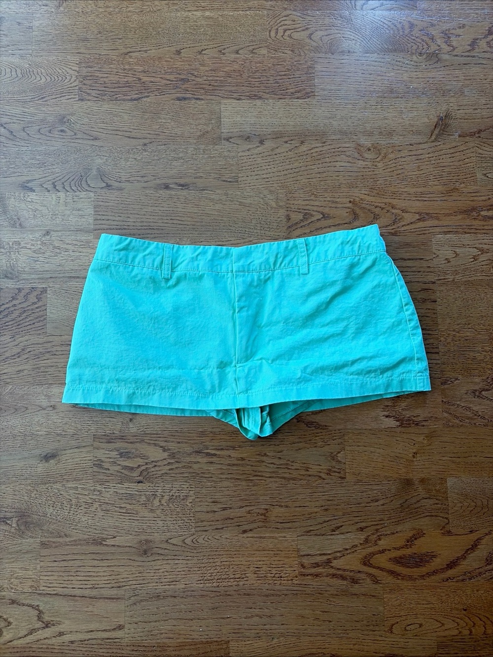 LIONESS Rhode Skort S Lime Green Mini Skirt Shorts Micro Poplin Cotton Revolve